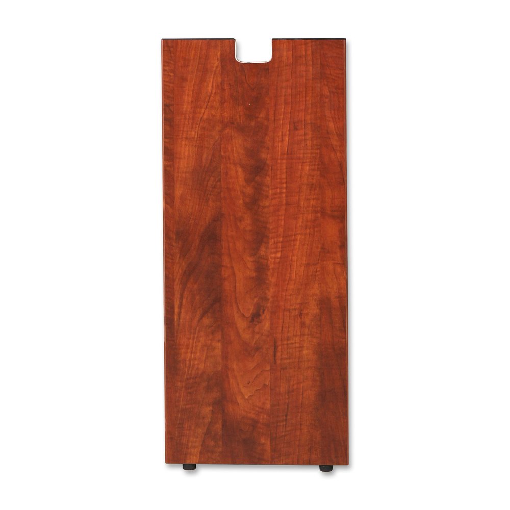 Lorell Essentials Series Credenza Half Leg - Rectangular Base - 28" Height x 11.75" Width x 1" Depth - Assembly Required - Cherry, Laminated - 1 Each. Picture 7