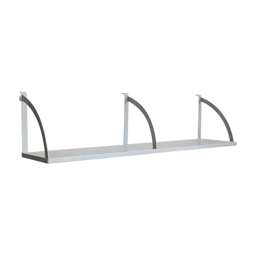 Lorell Panel System Shelf - 56.25" Width x 11.75" Depth x 14.25" Height - Metal - Aluminum - 1 Each. Picture 6