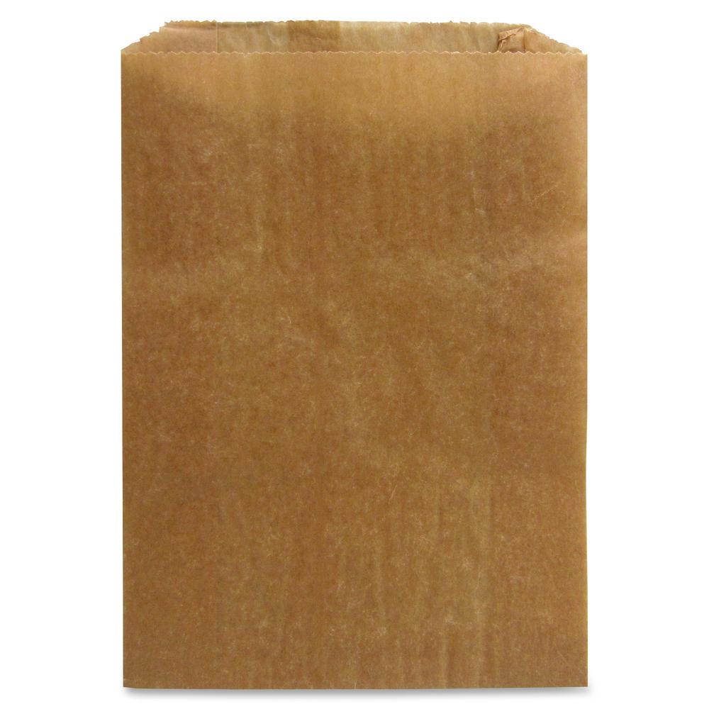 Health Gards Receptacle Liners - 10.25" Length x 7.50" Width x 3" Depth - Kraft Paper - No - 500 / Carton. Picture 2