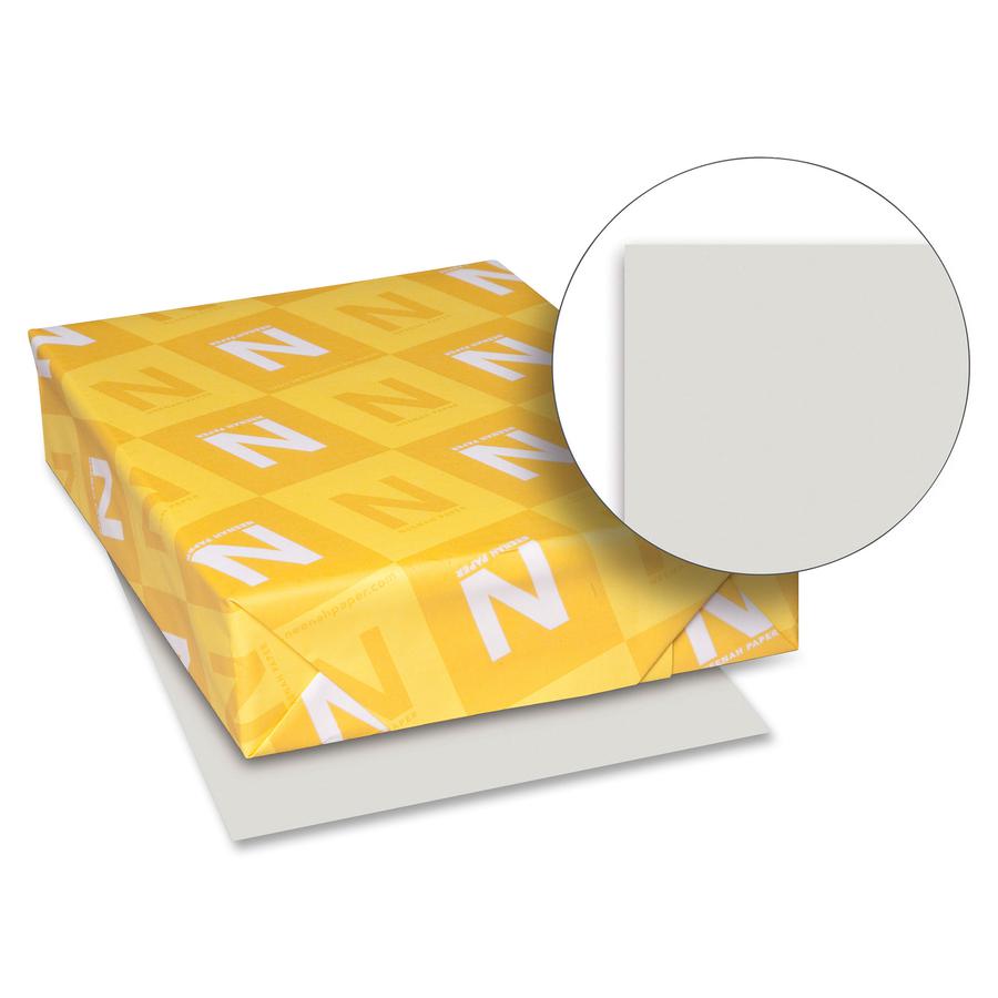 Exact Index Paper - Gray - Letter - 8 1/2" x 11" - 110 lb Basis Weight - 250 / Pack - Acid-free - Gray. Picture 2