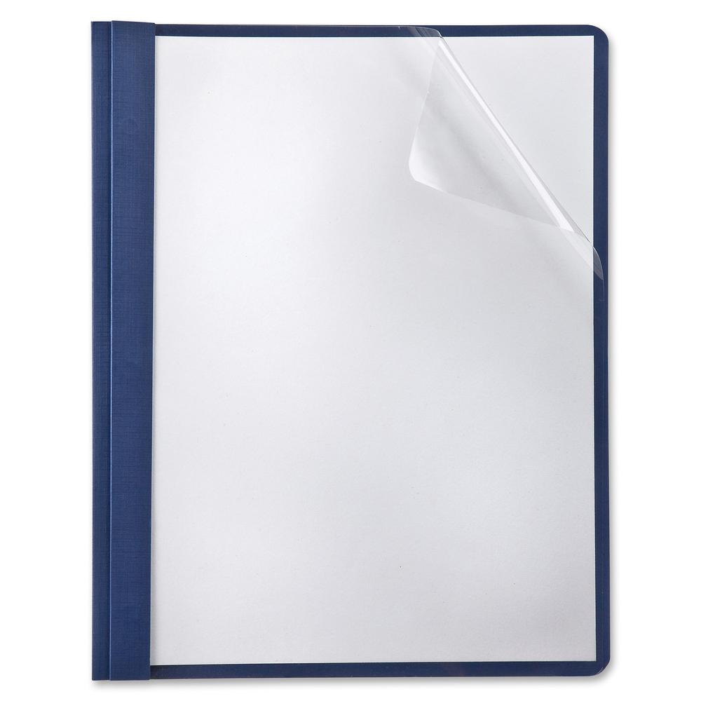 Oxford Report Cover - 3 x Tang Fastener(s) - Navy - 5 / Pack. Picture 2