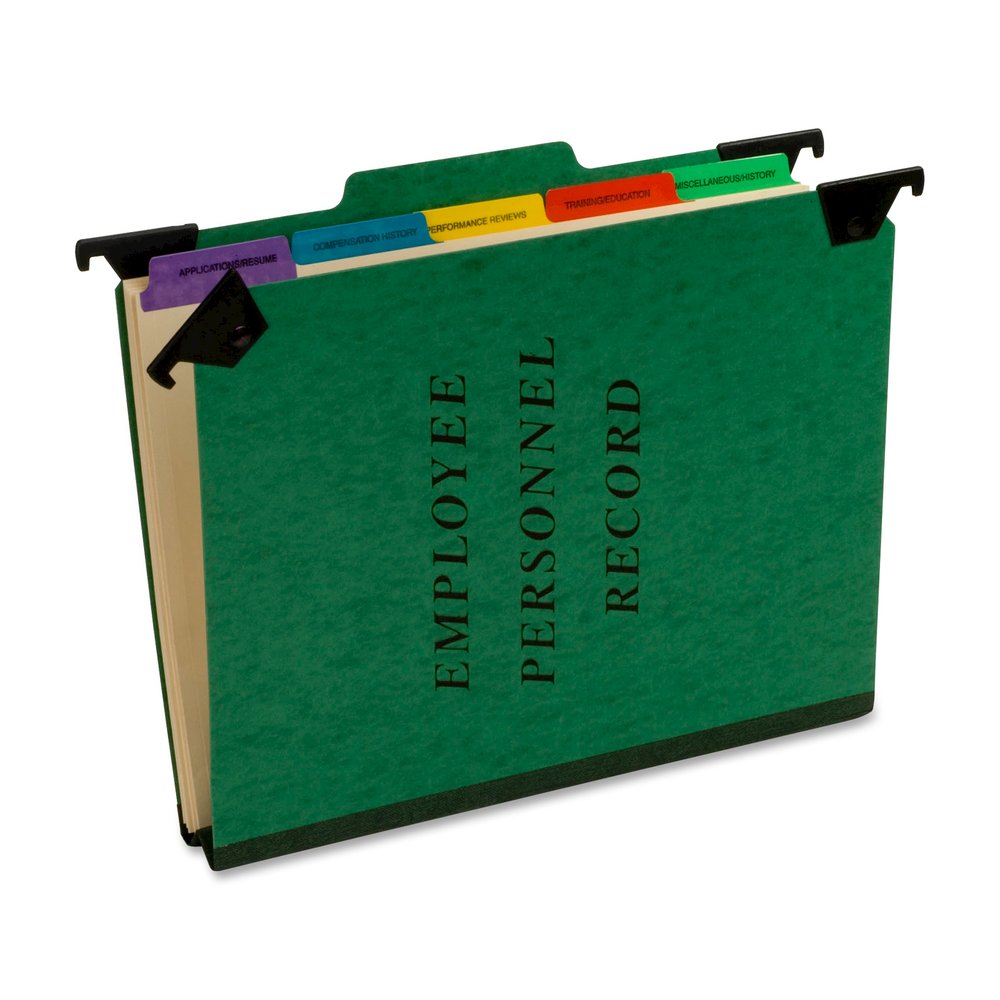 Pendaflex 1/3 Tab Cut Letter Hanging Folder - 8 1/2" x 11" - 2" Expansion - 1" Fastener Capacity - Top Tab Location - 5 Divider - Green - Moisture Resistant, Reinforced Gusset, Durable, Reinforced Tab. Picture 2