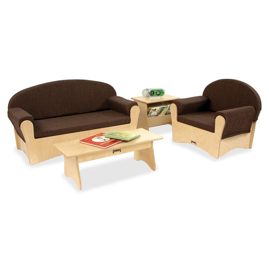 Jonti-Craft Komfy Sofa 4-piece Set - Rounded Edge - Durable - For Classroom. Picture 3