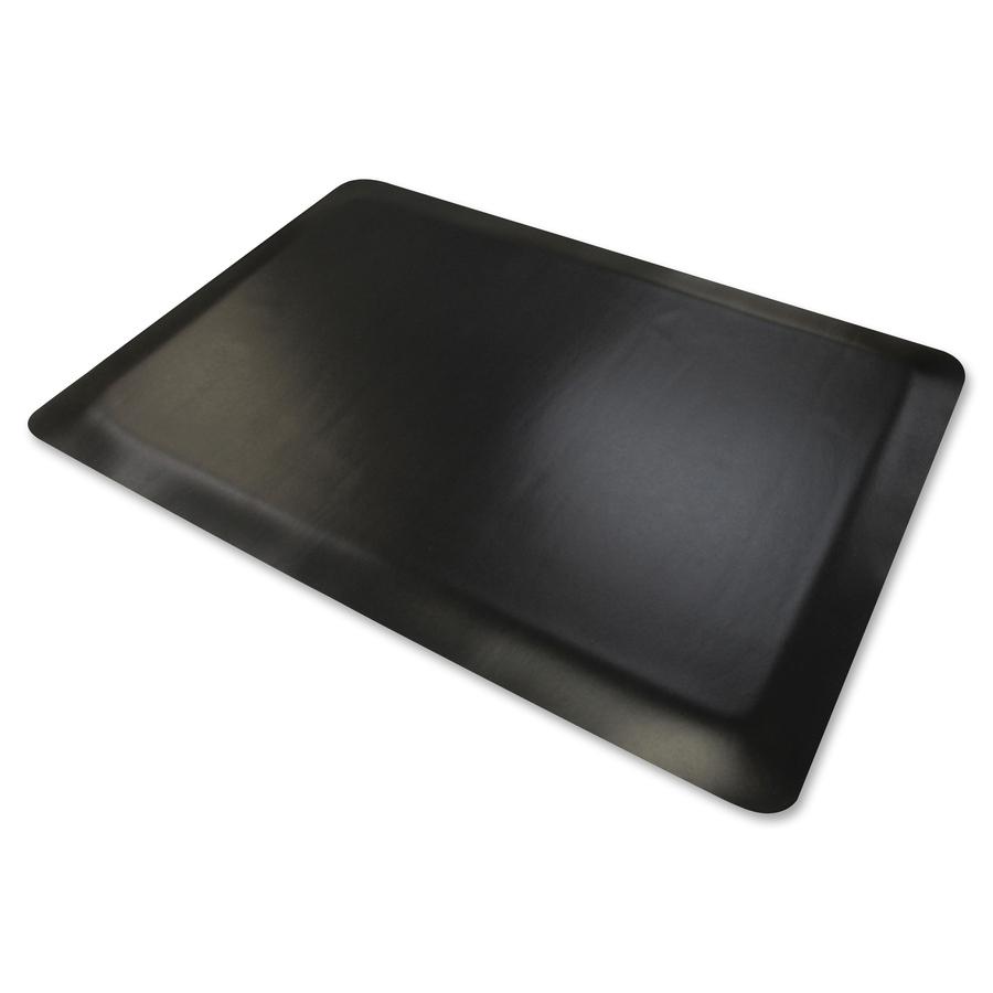 Guardian Floor Protection Anti-fatigue Mat - Airport, Bank, Hotel, Assembly Line - 60" Length x 36" Width - Rectangular - Vinyl - Black - 1Each. Picture 7