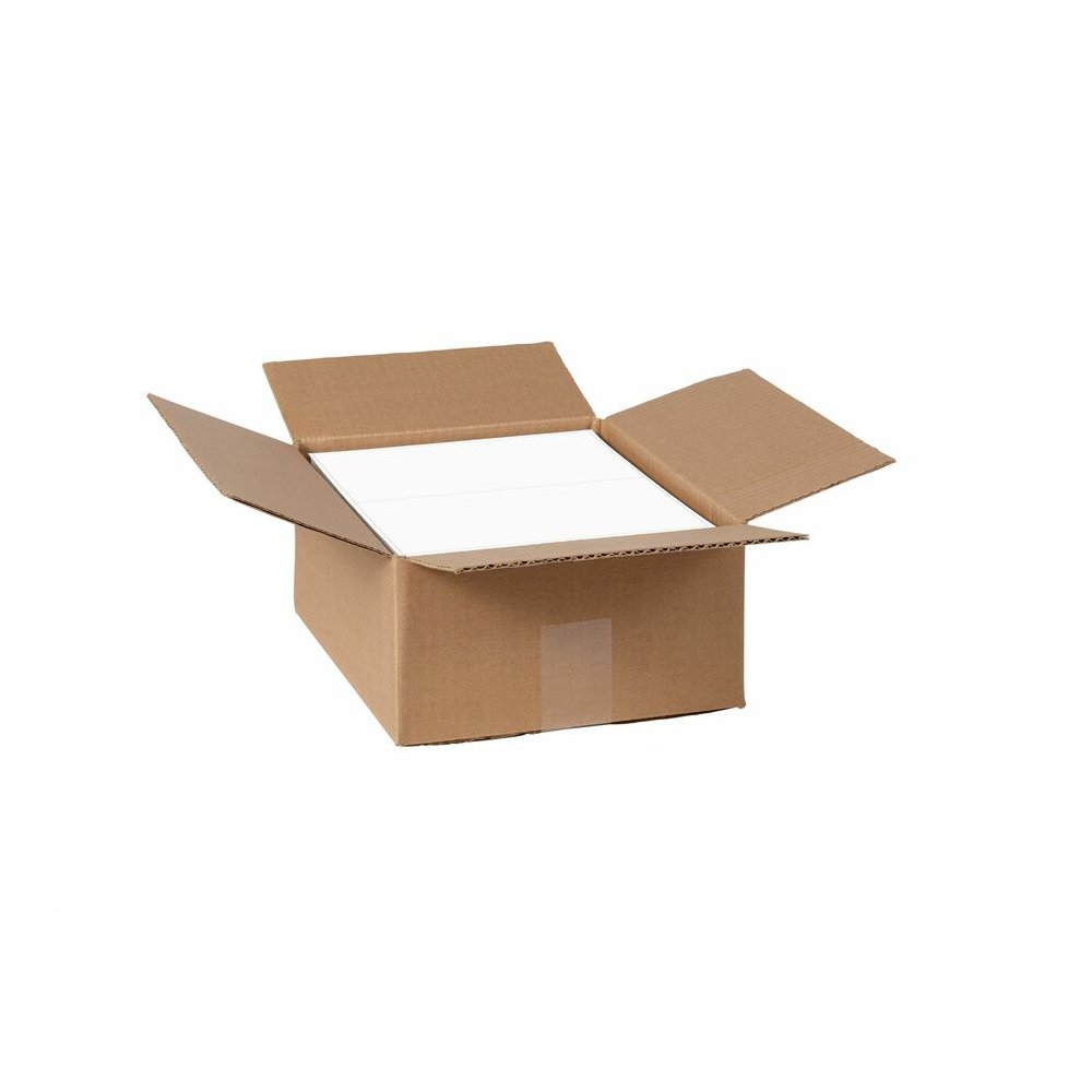 Avery&reg; Shipping Labels - TrueBlock Technology - 5 1/2" Width x 8 1/2" Length - Permanent Adhesive - Rectangle - Laser - Matte - White - Paper - 2 / Sheet - 500 Total Sheets - 1000 Total Label(s) -. Picture 3