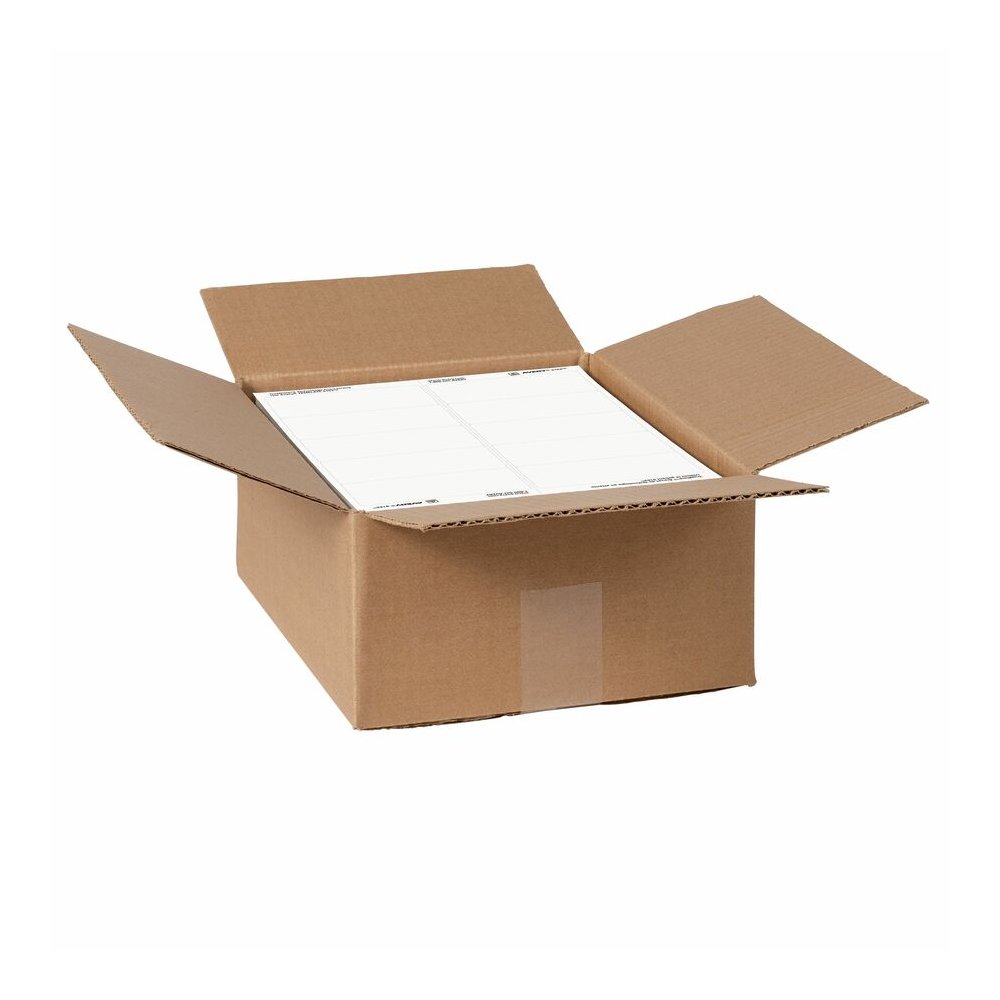 Avery&reg; Shipping Labels, Sure Feed, 2" x 4" , 5,000 Labels (95910) - 2" Width x 4" Length - Permanent Adhesive - Rectangle - Laser - Matte White - Matte - Paper - 10 / Sheet - 10 Total Sheets - 500. Picture 3