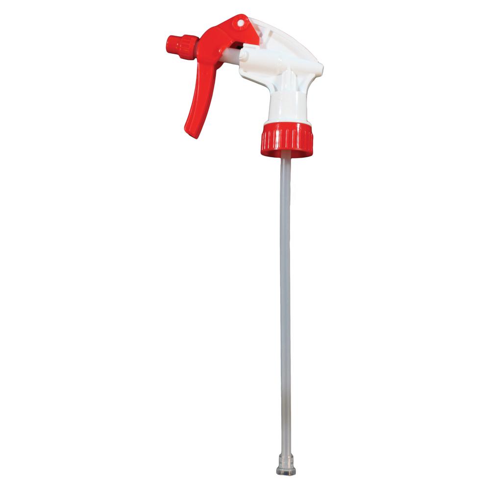 Genuine Joe General Purpose Trigger Sprayer - Red, White - 24 / Carton. Picture 2