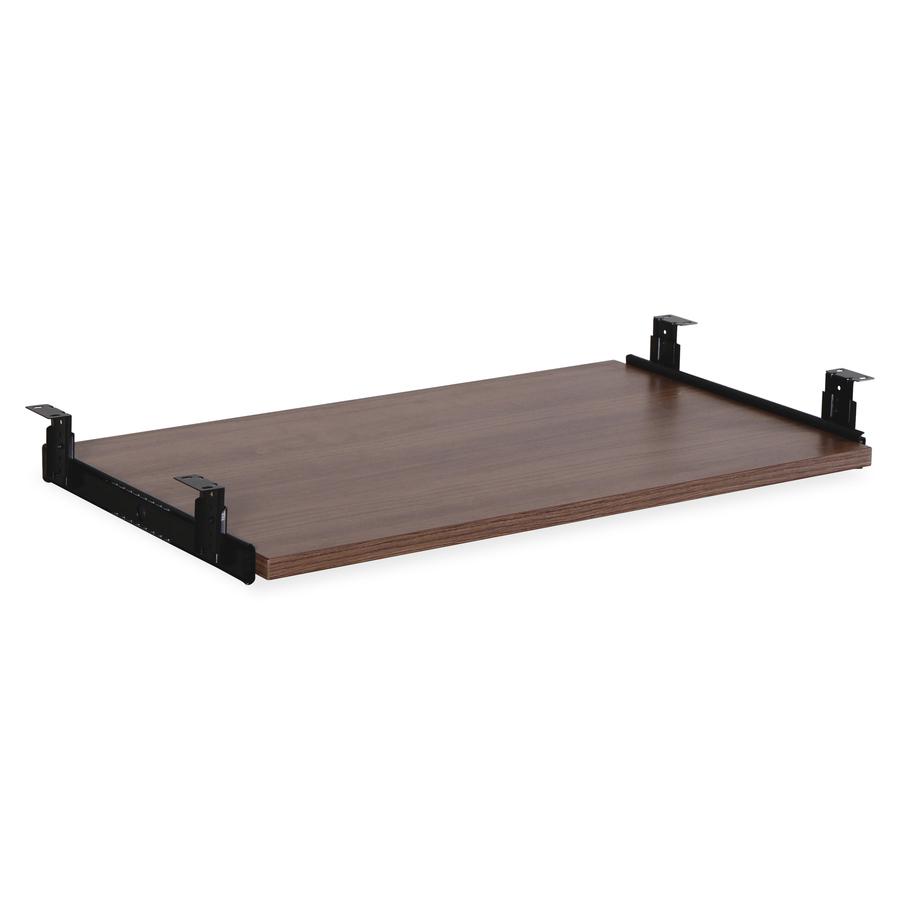 Lorell Universal Keyboard Tray - Walnut - Melamine - 1 Each. Picture 5