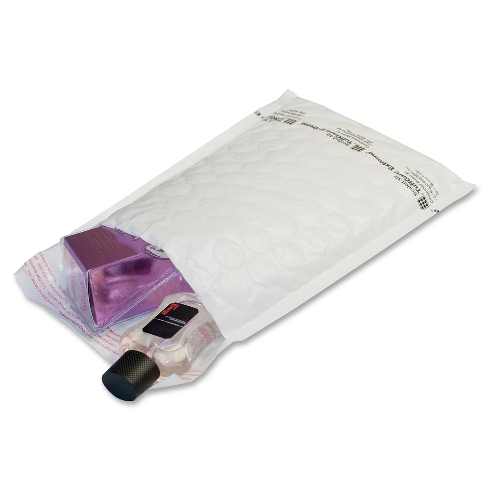 Jiffy Mailer Tuffgard Extreme No. 1 Mailers - Bubble - #1 - 7 1/4" Width x 12" Length - Self-adhesive Seal - White - 50 / Carton. Picture 2