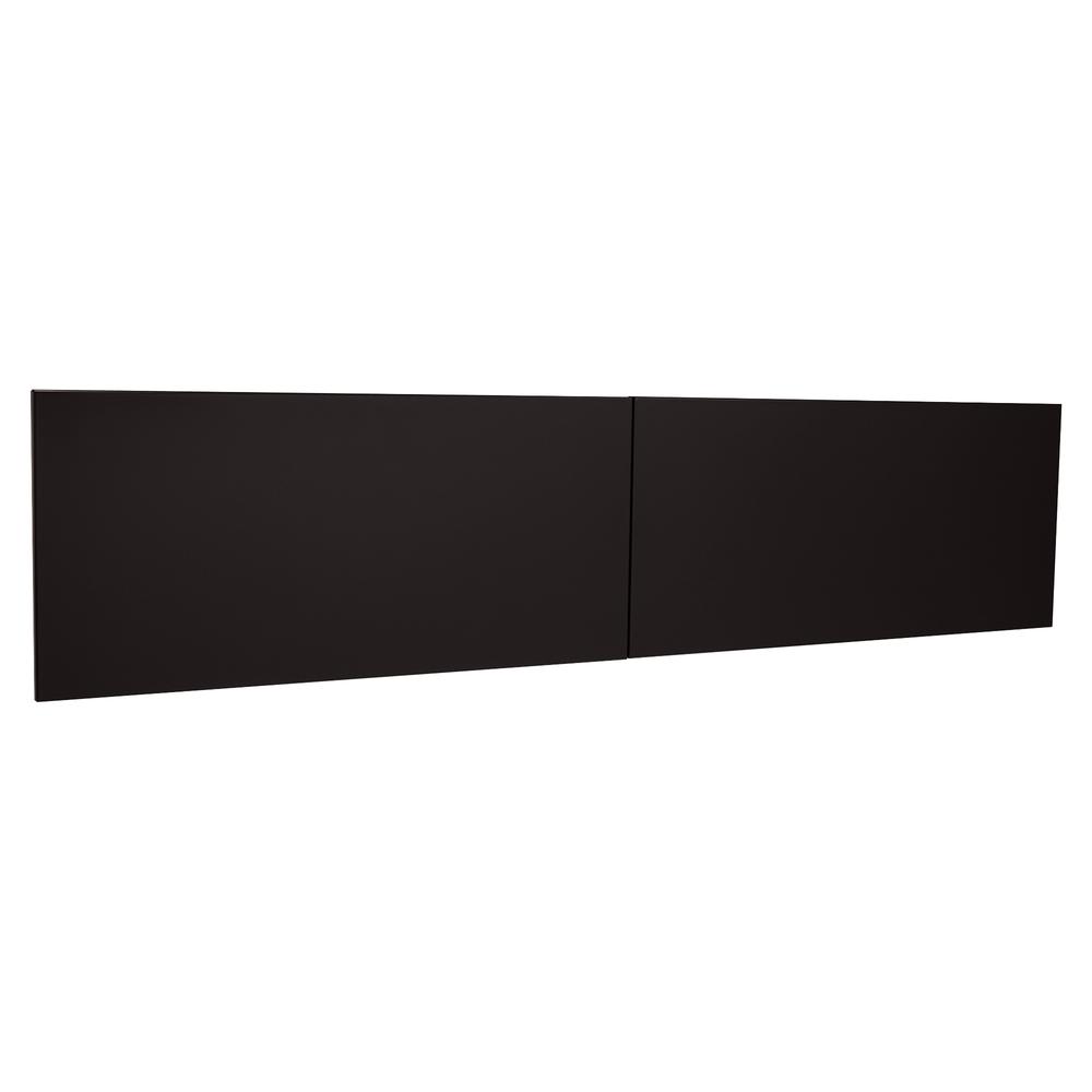 Lorell Fortress Modular Series Stack-On Hutch Door Kit - 72" Width - Lockable, Reinforced - Steel - Black - 1 Each. Picture 3