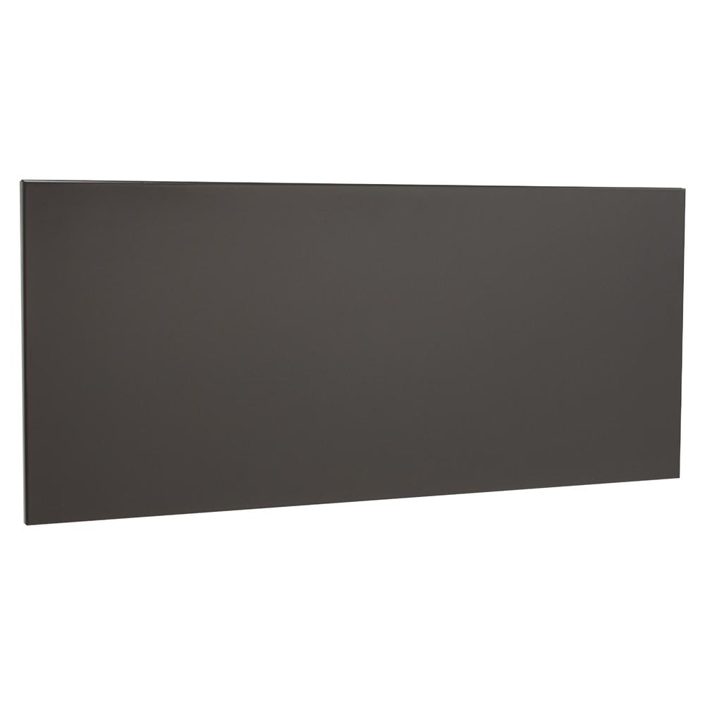 Lorell Fortress Modular Series Stack-On Hutch Door Kit - 48" Width - Lockable, Reinforced - Steel - Charcoal - 1 Each. Picture 4