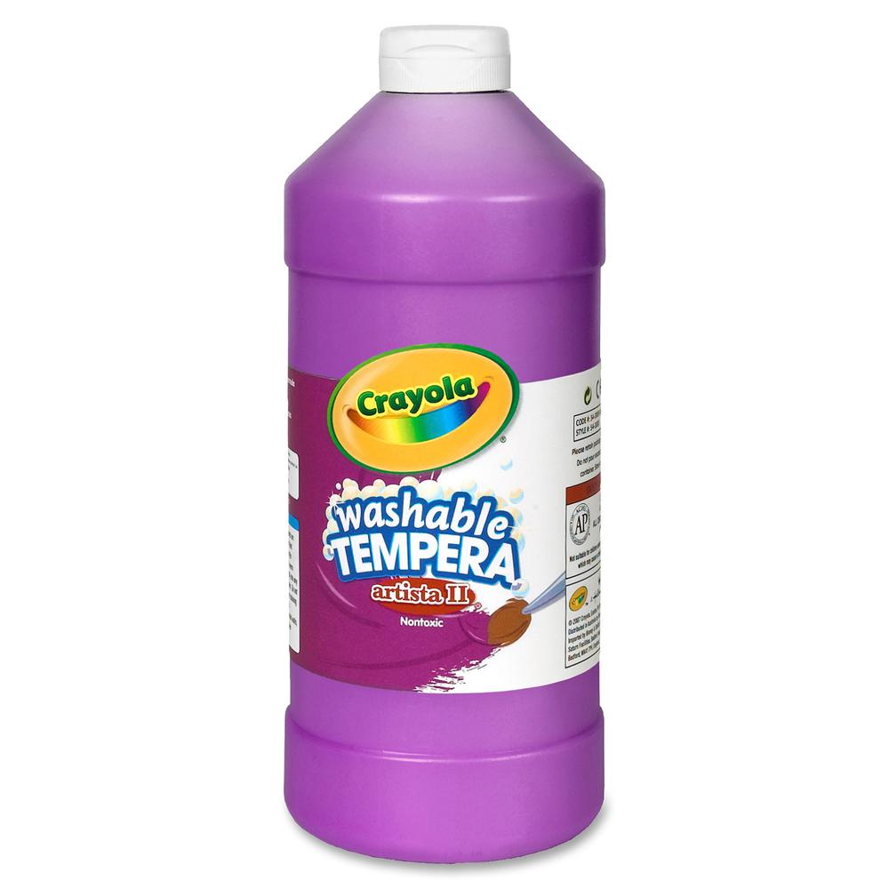 Crayola Washable Tempera Paint - 1 quart - 1 Each - Violet. Picture 2