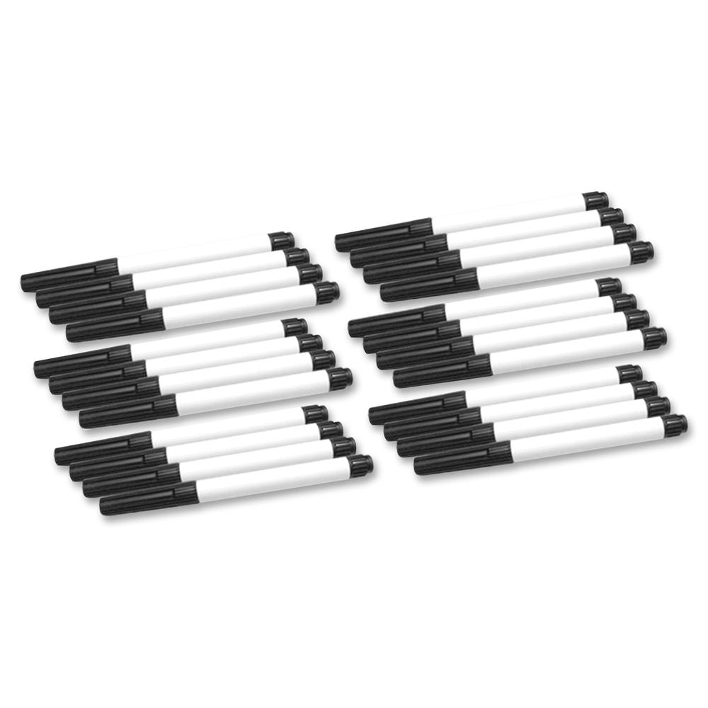 Dry Erase Fine Point Markers, Black, Class Pack of 24. Picture 2