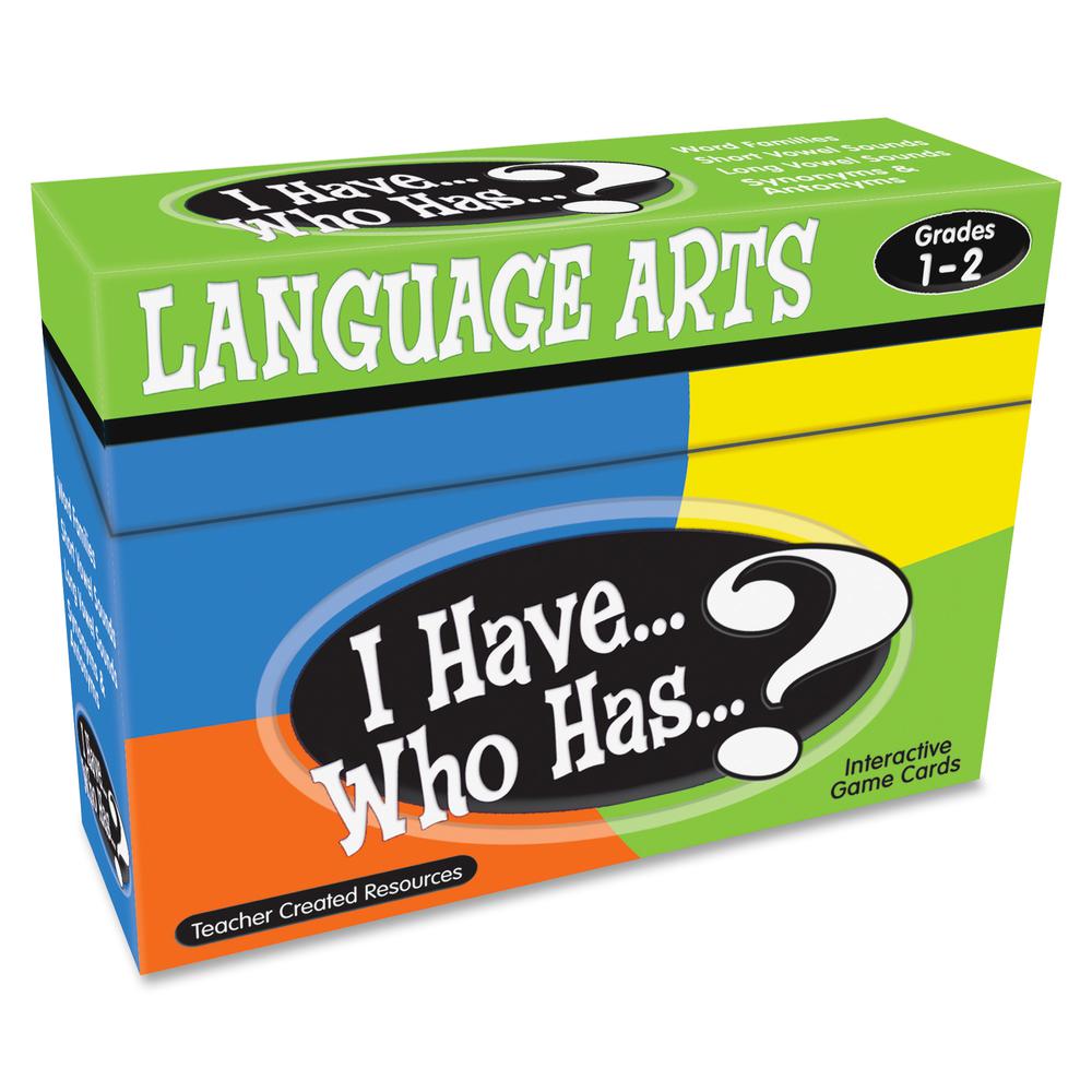 Teacher Created Resources Grade 1-2 I Have Language Arts Game - Educational - 1 Each. Picture 2