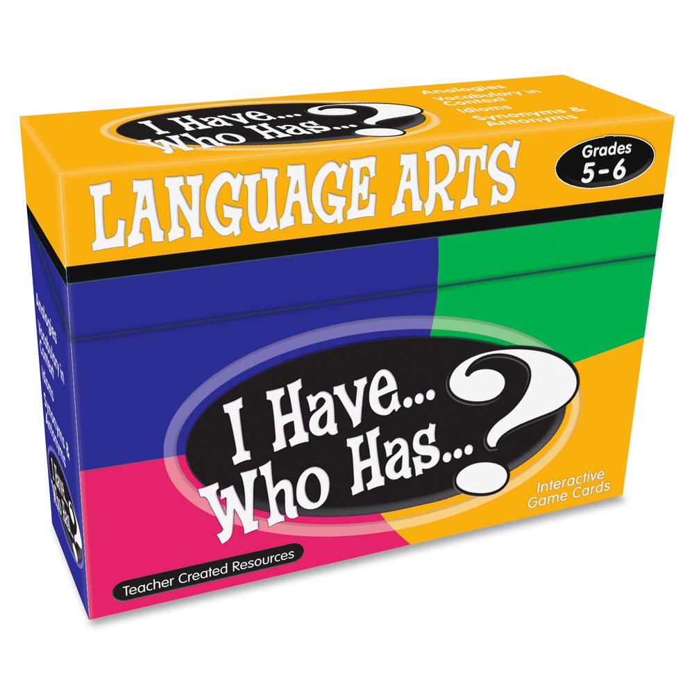 Teacher Created Resources 5&6 I Have Language Arts Game - Educational - 1 Each. Picture 2