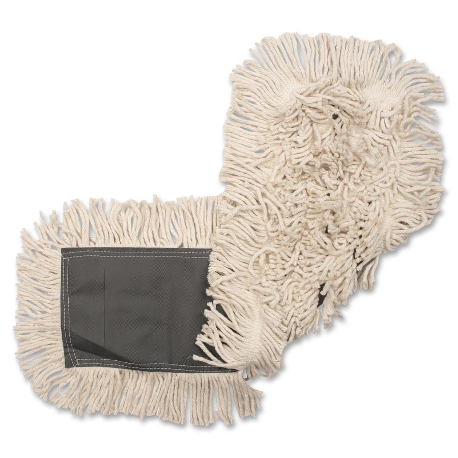 Genuine Joe Disposable Dust Mop Refill - 5" Width x 36" Length - Synthetic - 1Each. Picture 2
