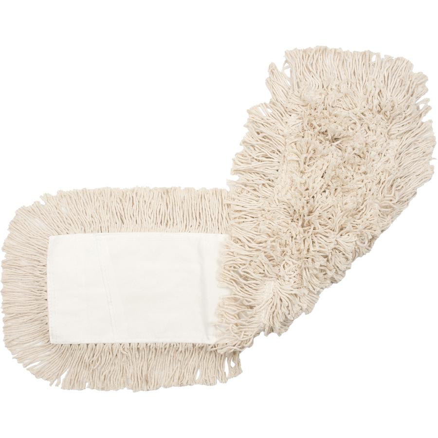 Genuine Joe Disposable Dust Mop Refill - 5" Width x 24" Length - Synthetic - 1Each. Picture 2