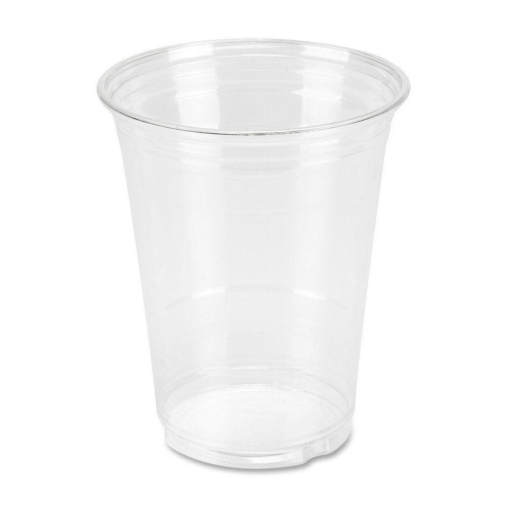 Genuine Joe 16 oz Clear Plastic Cups - 16 fl oz - Clear - Plastic - Cold Drink, Beverage - 25/Pack - 20 / Carton. Picture 6
