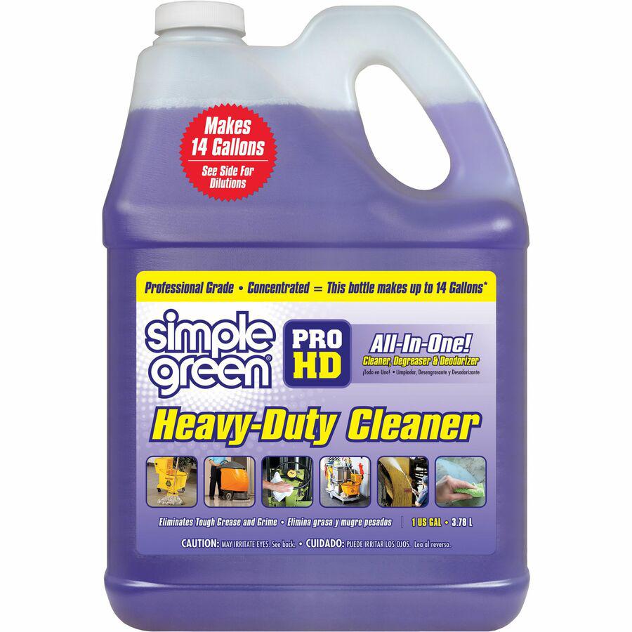 Simple Green Pro HD All-In-One Heavy-Duty Cleaner - Concentrate - 128 fl oz (4 quart) - 4 / Carton - Heavy Duty, Non-corrosive, Deodorize, Fragrance-free, Chlorine-free, Phosphate-free - Clear. Picture 4