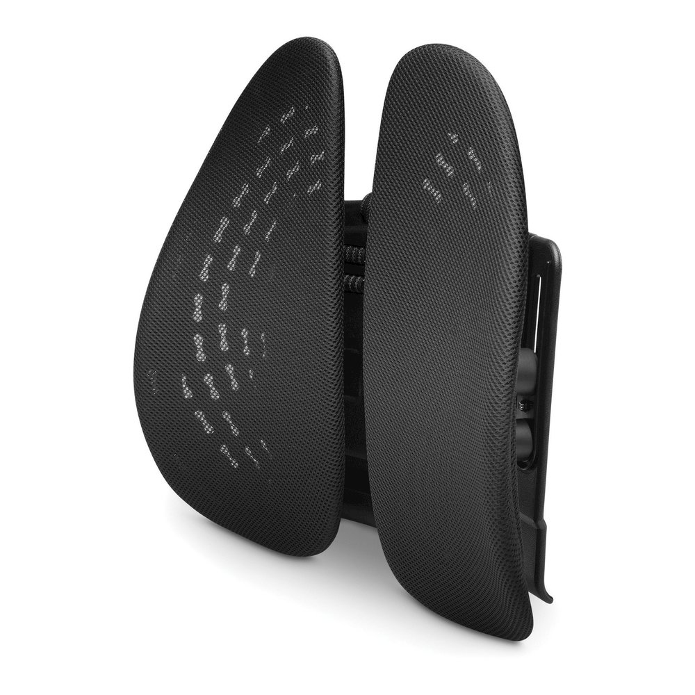 Kensington SmartFit Conform Back Rest - Black - Fabric - 1 Each. Picture 6