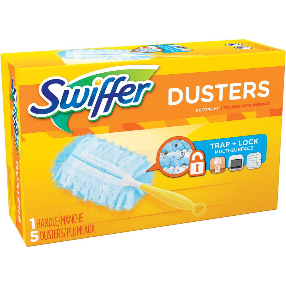 Swiffer Unscented Duster Kit - Blue, Yellow - 6 / Carton. Picture 6