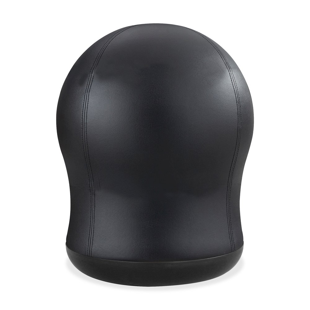 Safco Zenergy Vinyl Swivel Ball Chair - Black Vinyl - Polyester - 1 Each. Picture 2