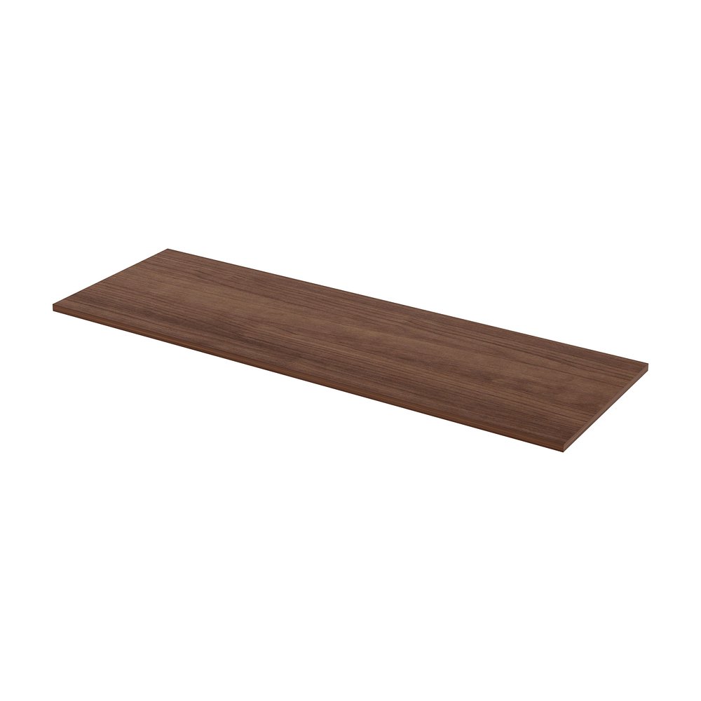 Lorell Relevance Series Tabletop - Walnut Rectangle, Laminated Top - Adjustable Height - 24" Table Top Width x 72" Table Top Depth x 1" Table Top Thickness - Assembly Required - 1 Each. Picture 9