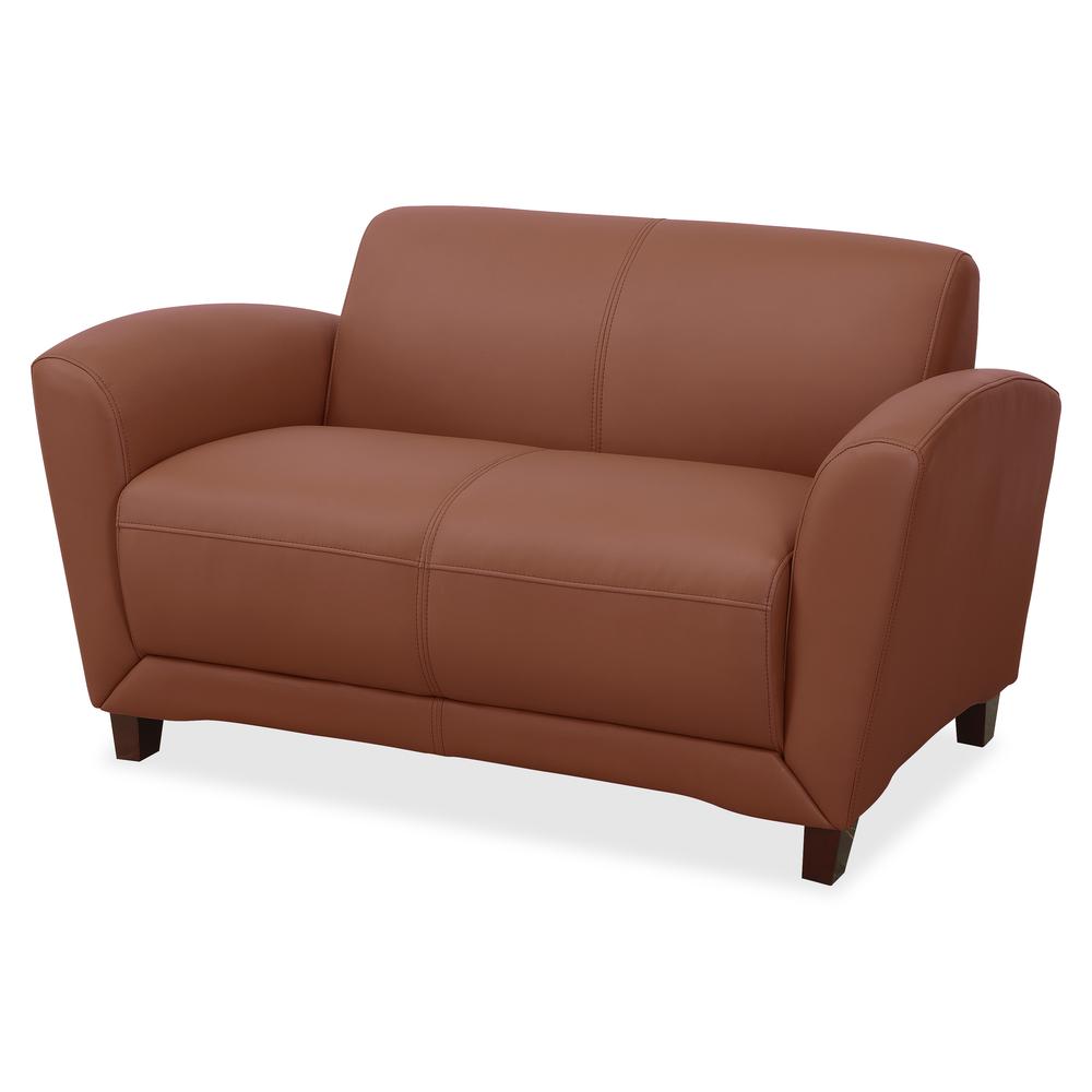 Lorell Accession Reception Loveseat - 55" x 31.5" x 34.5" Overall Dimension - 1 Each. Picture 4