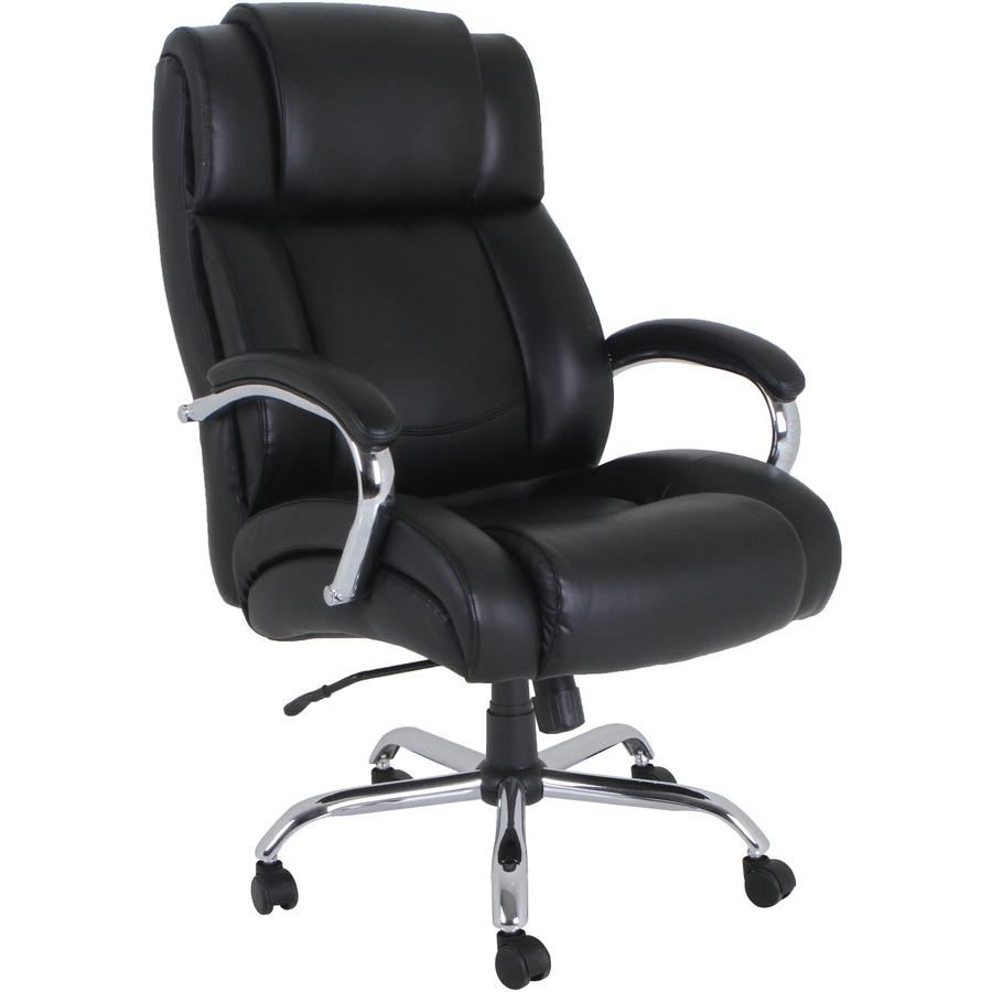 Lorell Big & Tall Chair with UltraCoil Comfort - Black - 1 Each. Picture 13
