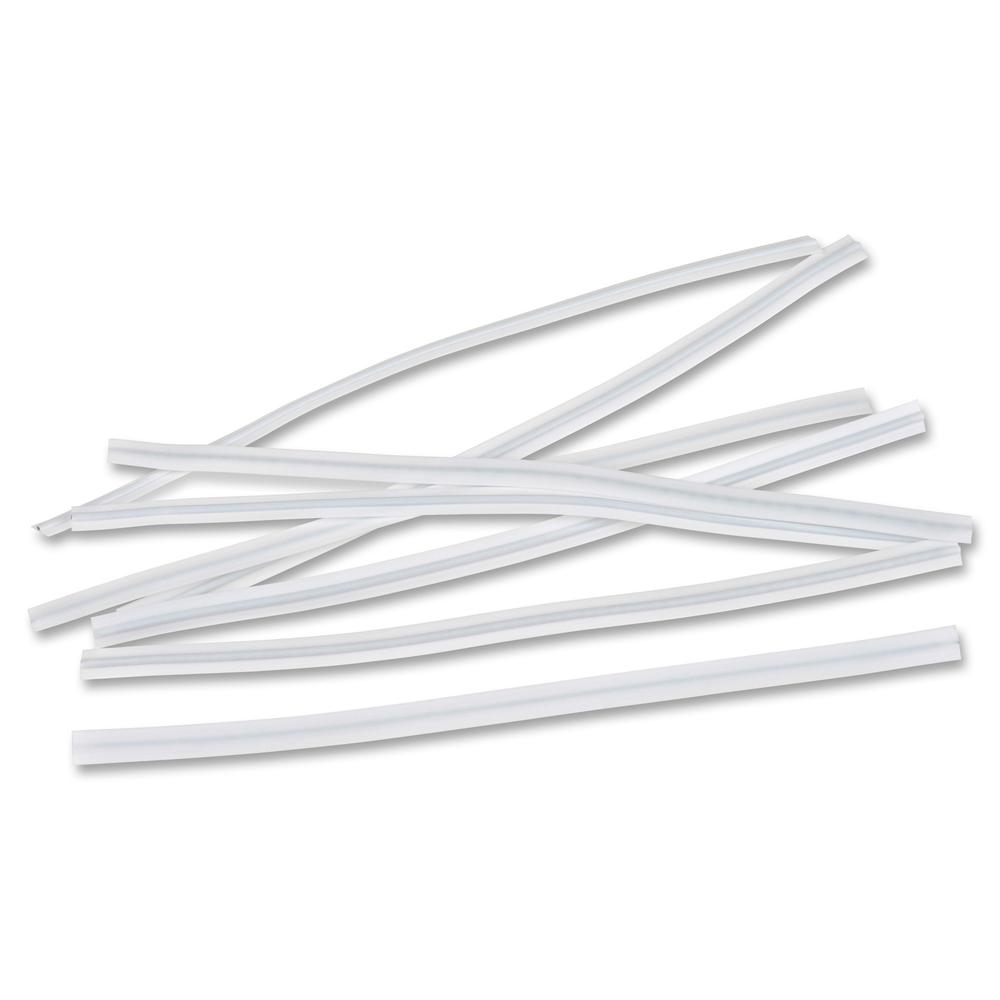 Tatco Reusable Vinyl Twist Ties - 6" Length - Vinyl, Metal - 2000 / Pack. Picture 2