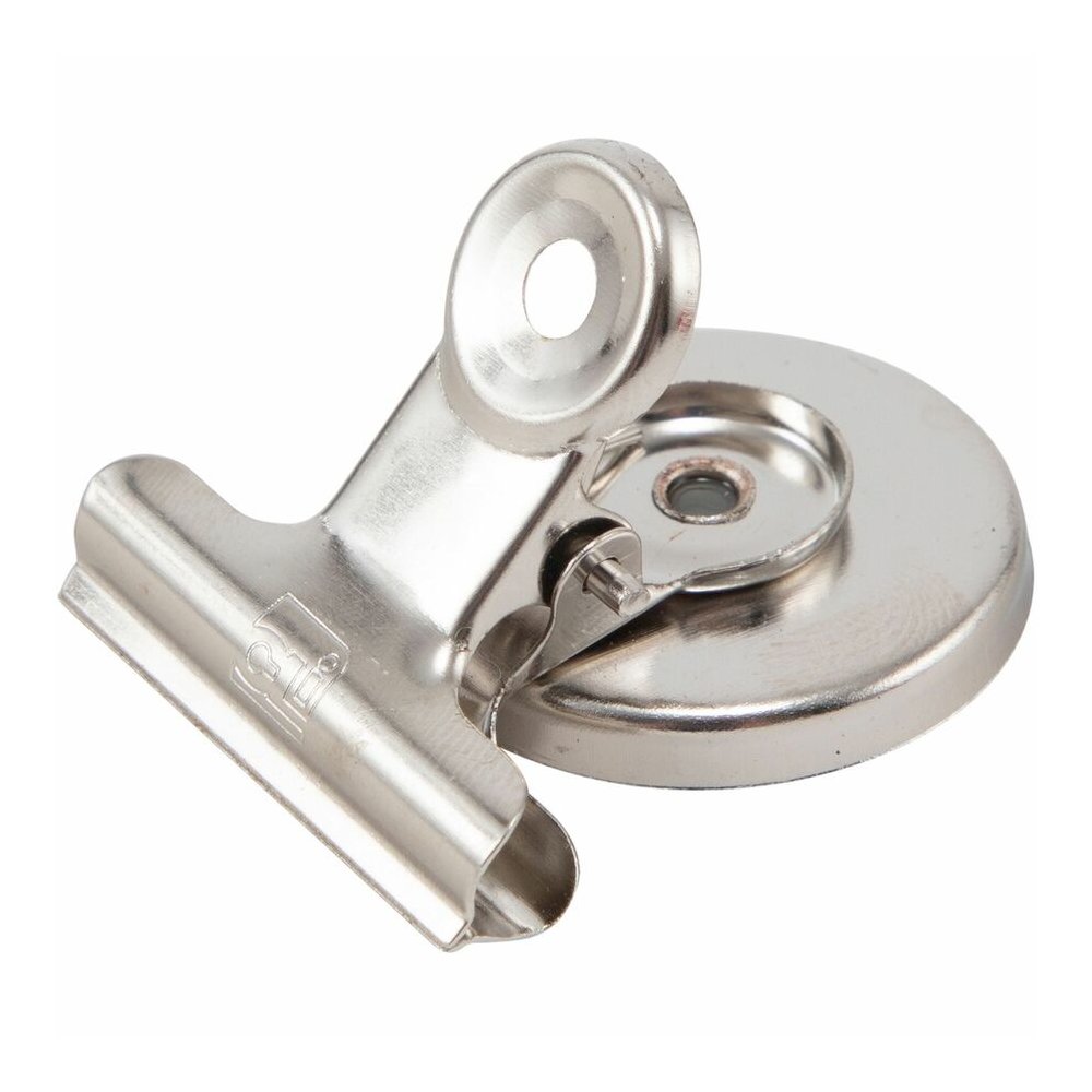 Charles Leonard Magnetic Spring Clips - 1.3" Length - 24 / Box. Picture 3