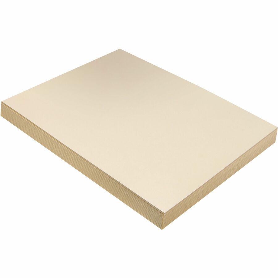 Pacon Medium Weight Manila Tagboard - Art Project, Craft Project - 9"Width x 12"Length - 100 / Pack - Manila. Picture 3