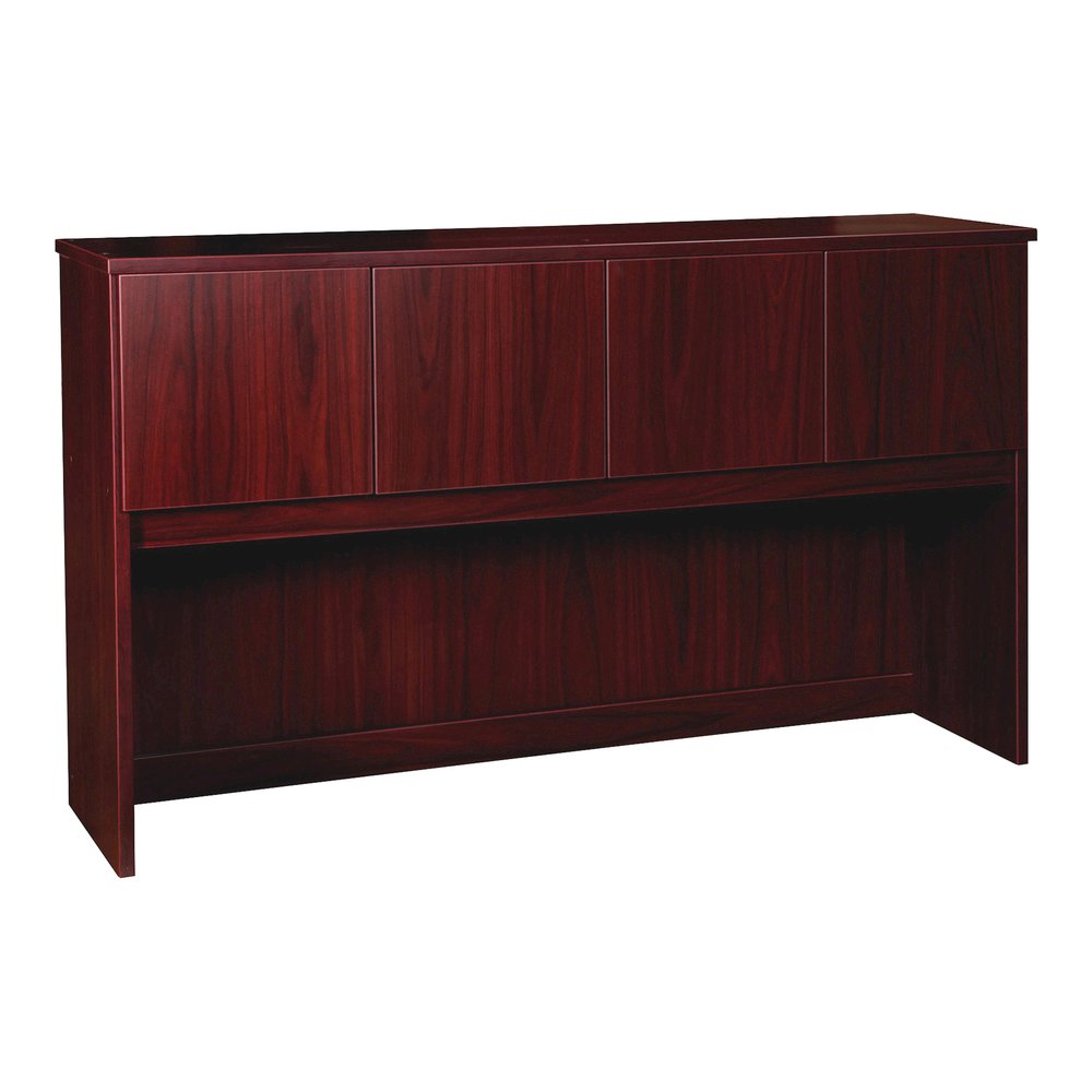 Lorell Prominence 2.0 Hutch - 39" Height x 66" Width x 16" Depth - 4 Door(s) - Material: Particleboard - Finish: Laminate - Mar Resistant, Burn Resistant, Impact Resistant, Durable - For Office - 1 Ea. Picture 6