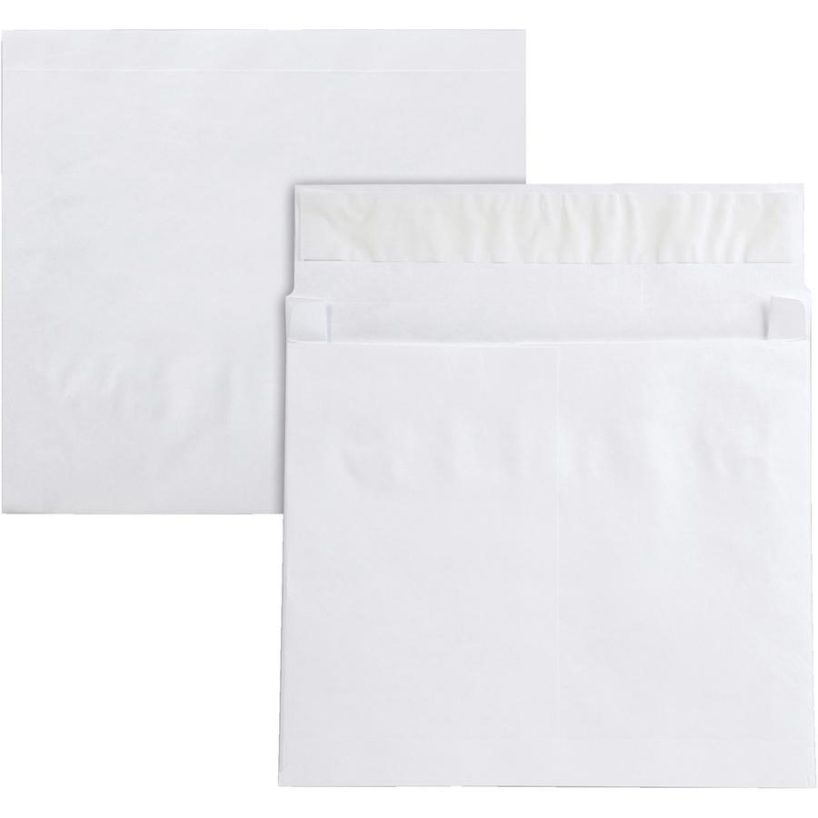 Quality Park 14 lb Mailer 2" Expansion Envelope - Expansion - Peel & Seal - Tyvek - 25 / Pack. Picture 3