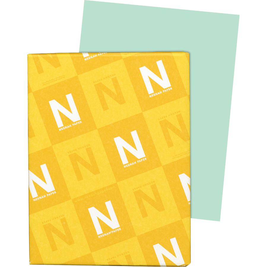 Exact Inkjet, Laser Vellum Paper - Green - 92 Brightness - Letter - 8 1/2" x 11" - 67 lb Basis Weight - 250 / Pack - FSC - Heavyweight, Quick Drying, Durable, Acid-free. Picture 2