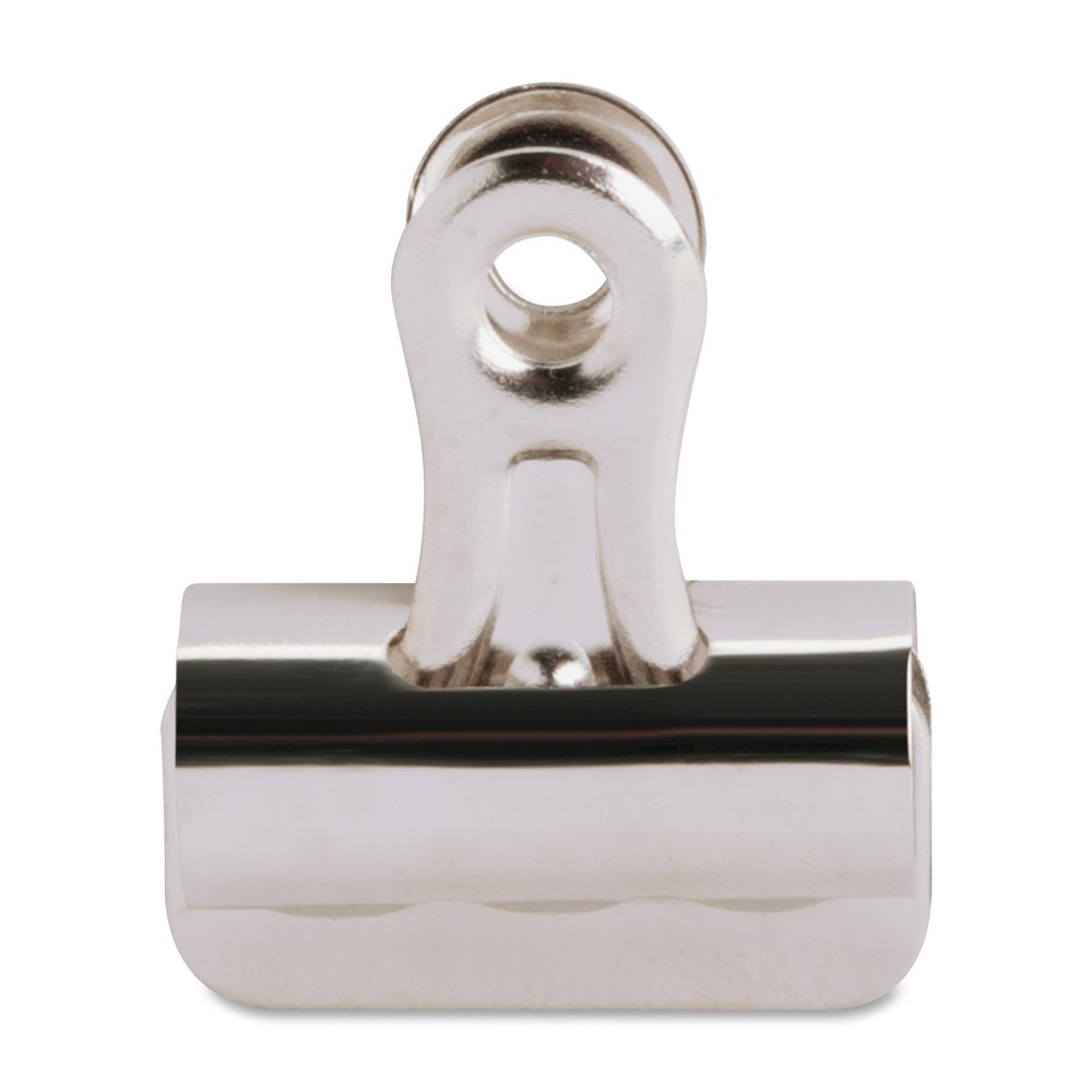 Business Source Bulldog Grip Clips - No. 1 - 1.3" Width - for Paper - Heavy Duty - Silver - 36 / Box. Picture 10