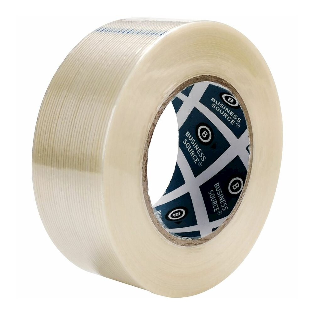 Business Source Filament Tape - 60 yd Length x 2" Width - 3" Core - White - Fiberglass Filament - For Reinforcing - 1 Roll. Picture 8
