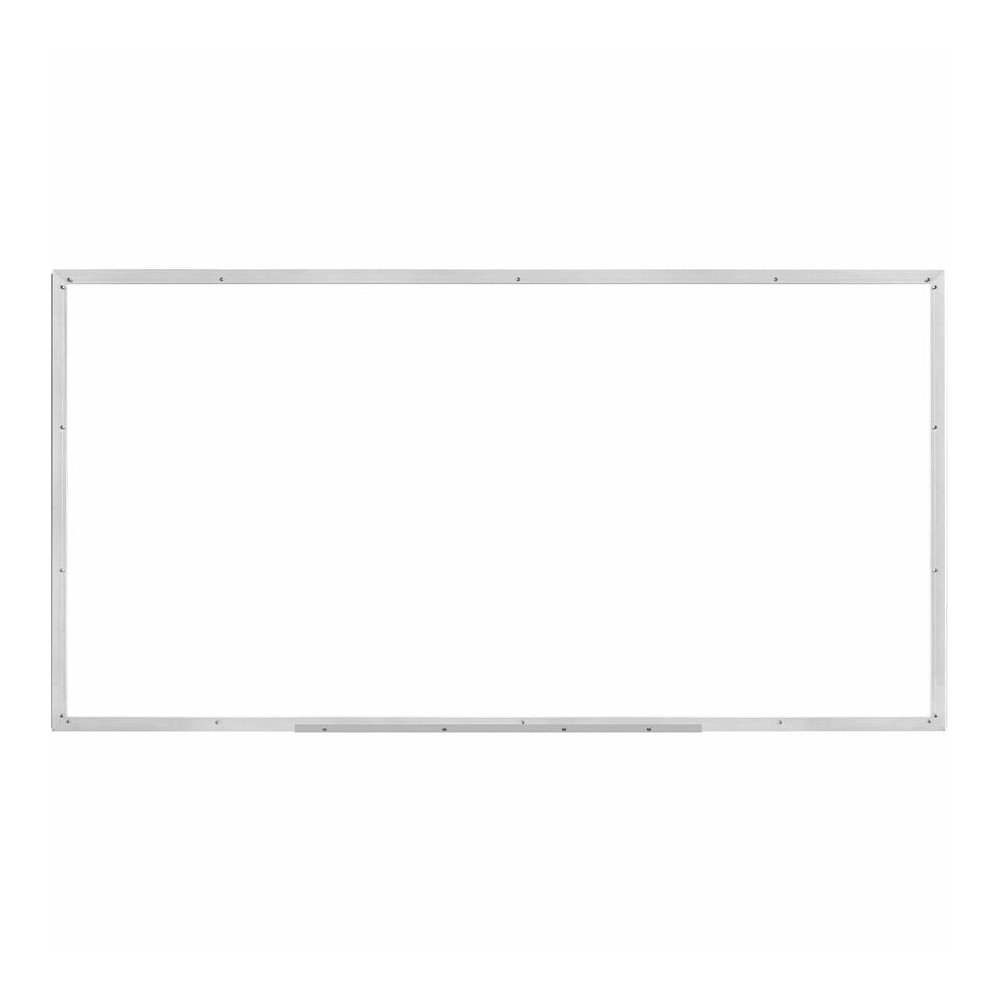 Lorell Dry-erase Board - 96" (8 ft) Width x 48" (4 ft) Height - White Styrene Surface - Silver Aluminum Frame - Rectangle - 1 Each. Picture 6