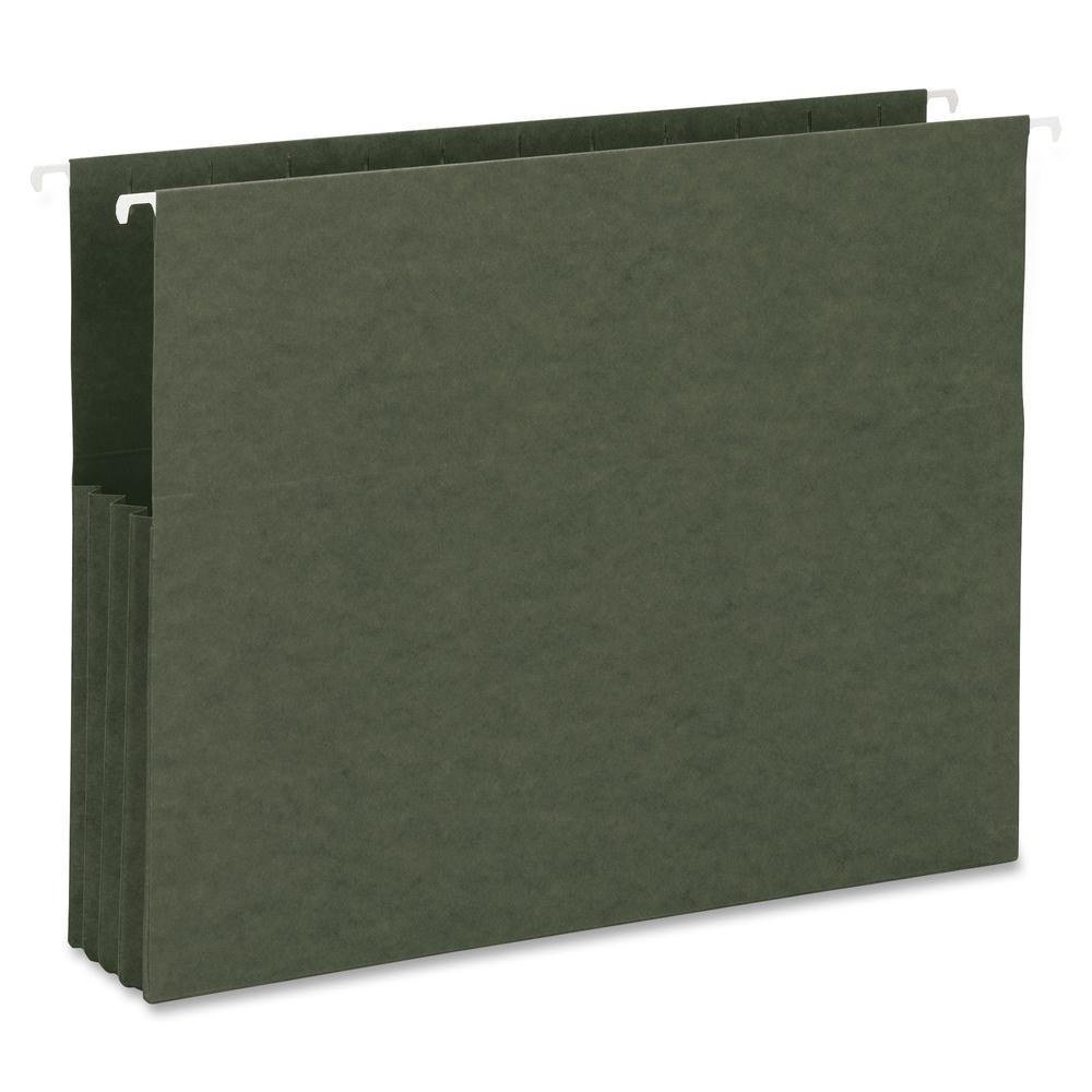 Business Source Letter Yes File Pocket - 8 1/2" x 11" - Capacity3 1/2" Expansion - 10% Recycled - 10 / Box. Picture 6