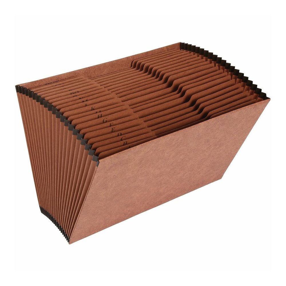Business Source Legal Recycled Expanding File - 8 1/2" x 14" - 21 Pocket - Brown - 30% Recycled - 1 Each. Picture 6