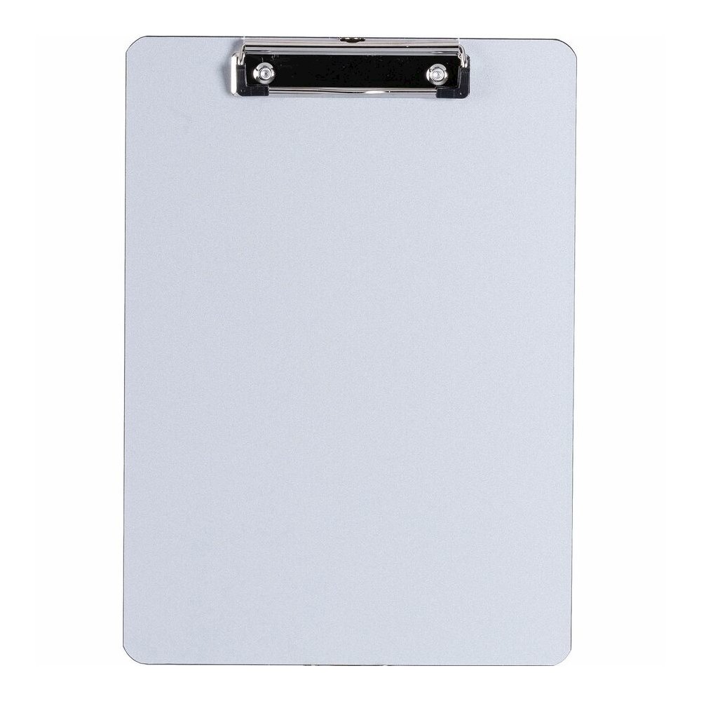 Business Source Aluminum Clipboard - 8 1/2" x 11" Sheet Size - Aluminum - Silver - 1 Each. Picture 5