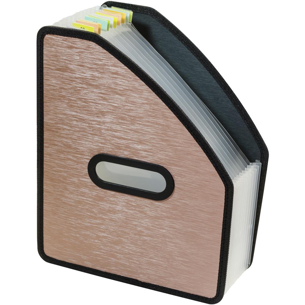 C-Line Letter Expanding File - 8 1/2" x 11" - 13 Pocket(s) - Bronze - 1 Each. Picture 2
