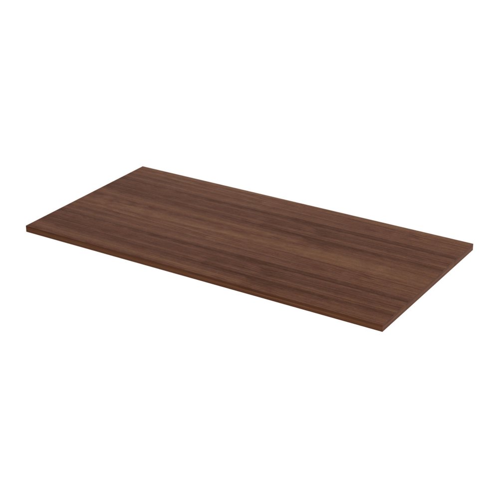 Lorell Relevance Series Tabletop - Walnut Rectangle Top - 60" Table Top Width x 30" Table Top Depth x 1" Table Top Thickness - Assembly Required - 1 Each. Picture 7
