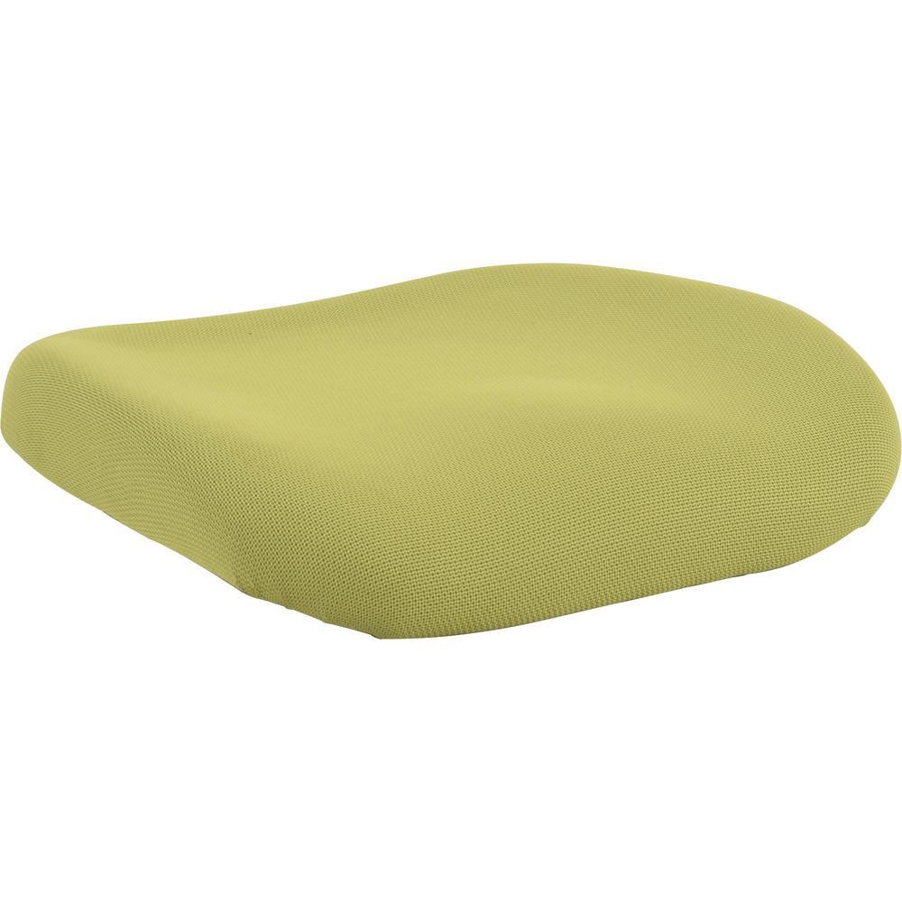 Lorell Premium Molded Tractor Seat For Ergomesh Frame - Green - Fabric - 1 Each. Picture 2