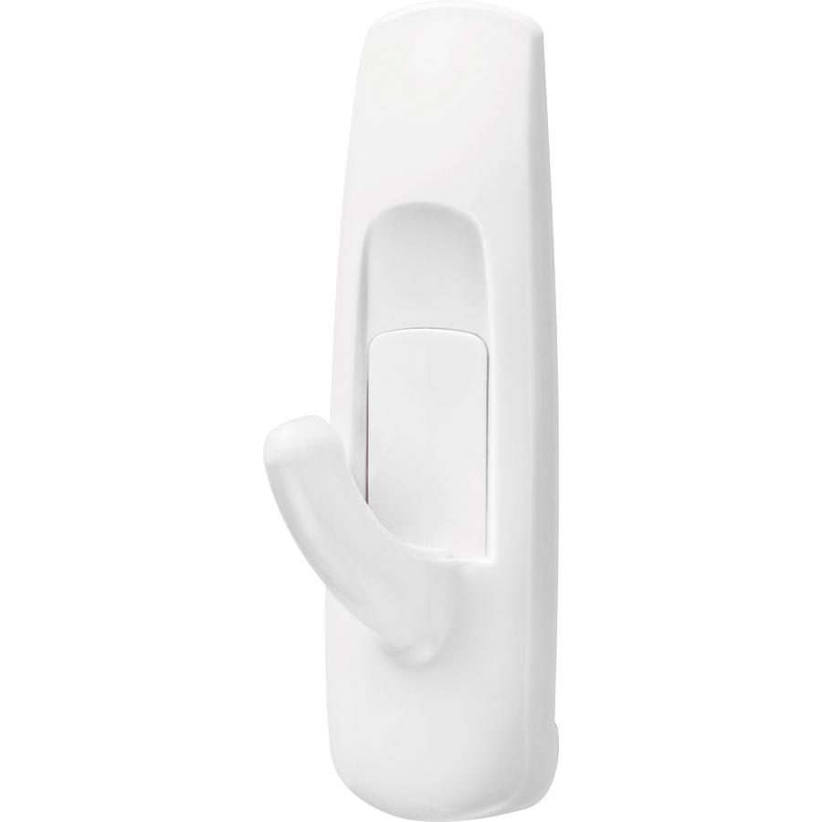 Command Medium Utility Hooks - 3 lb (1.36 kg) Capacity - for Indoor - White - 37 / Box. Picture 4