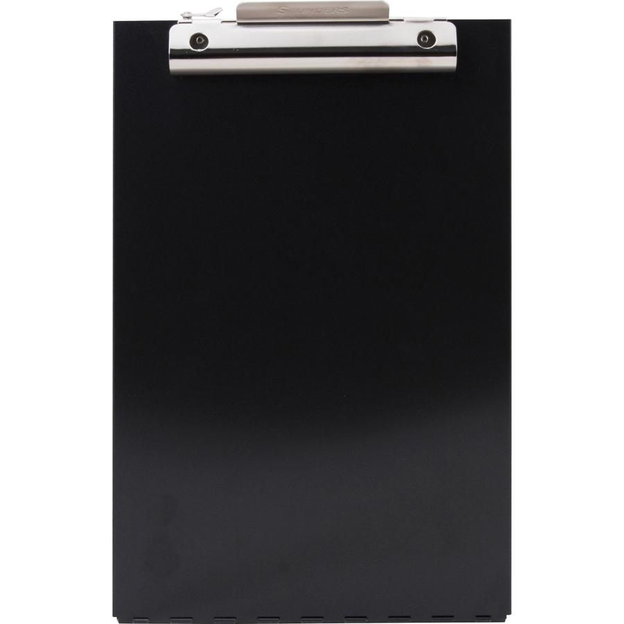 Saunders Redi-Rite Aluminum Storage Clipboard - 8 1/2" x 11" - Aluminum - Black - 1 Each. Picture 7