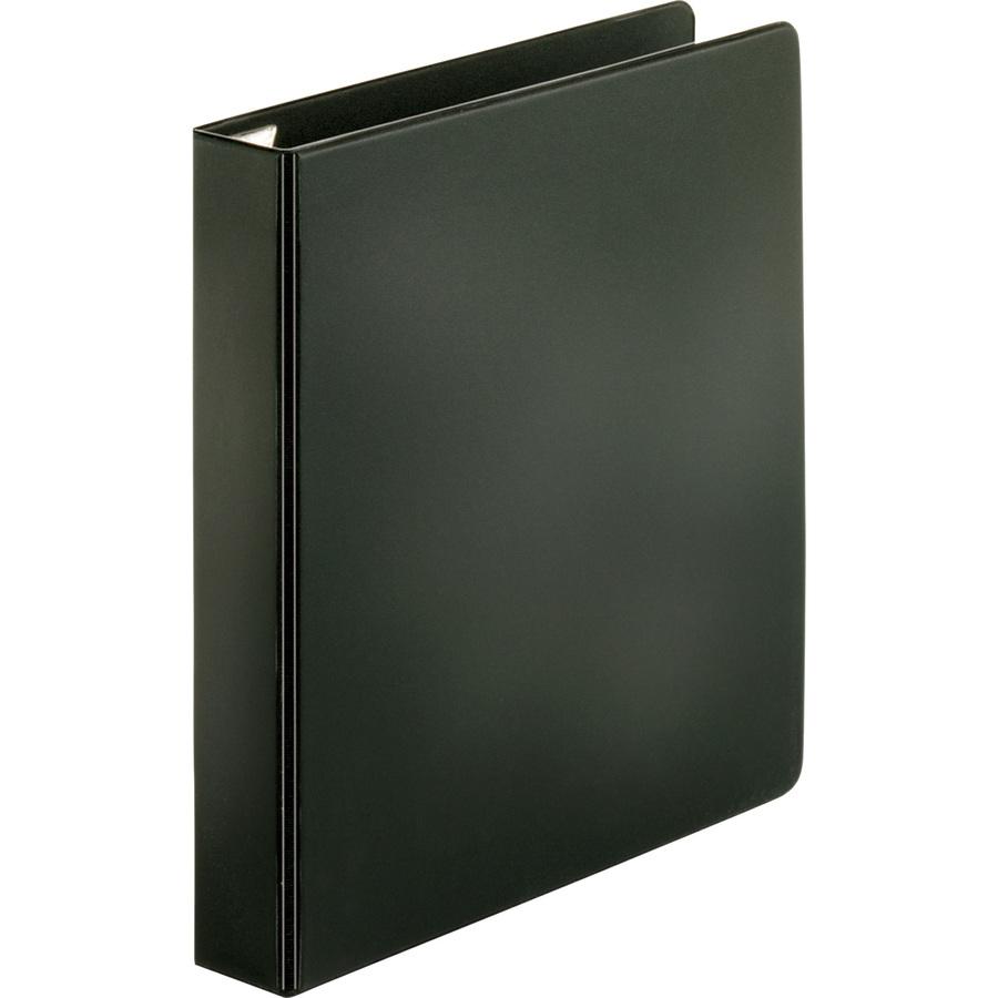 Business Source EasyOpen Locking Slant-D Ring Binders - 1 1/2" Binder Capacity - Letter - 8 1/2" x 11" Sheet Size - 325 Sheet Capacity - Slant D-Ring Fastener(s) - Inside Front & Back Pocket(s) - Poly. Picture 2