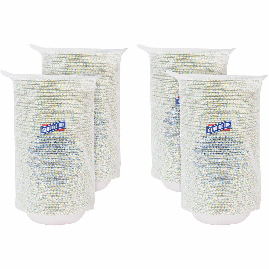 Genuine Joe 12 oz Paper Bowls - Disposable - Multi - 125/Pack - 4 / Carton. Picture 9