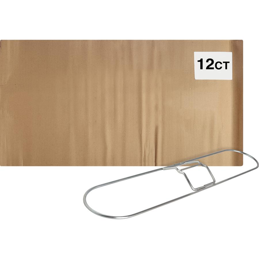 Genuine Joe Clip-On 24" Dust Mop Frame - 360&deg; Swivel, Rust Resistant, Chrome Plated, Reinforced - Stainless Steel - Steel - 12 / Carton. Picture 5