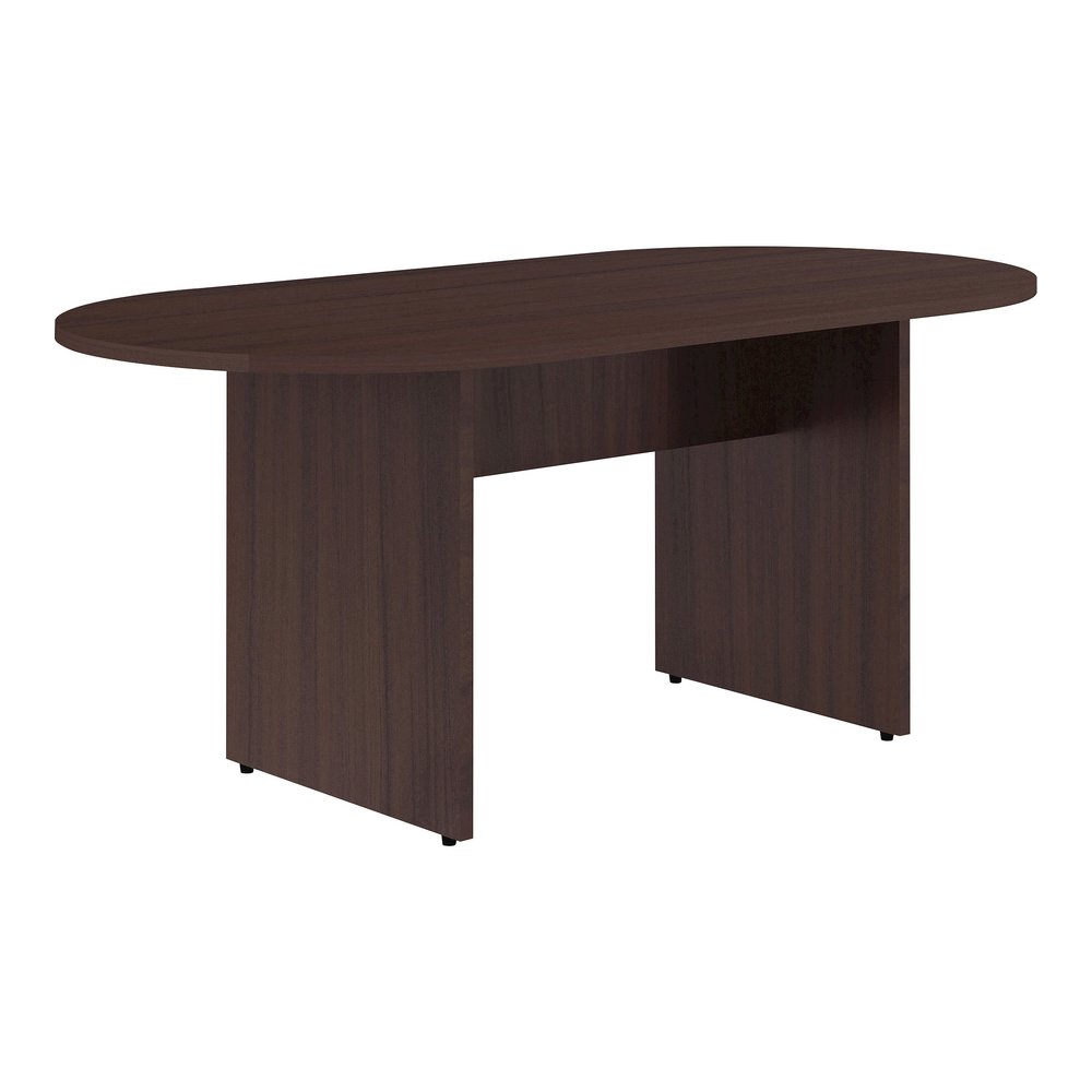Lorell Essentials Oval Conference Table - Oval - 29.5" Height x 72" Width x 36" Depth x 1.3" Thickness - 1 Each. Picture 5